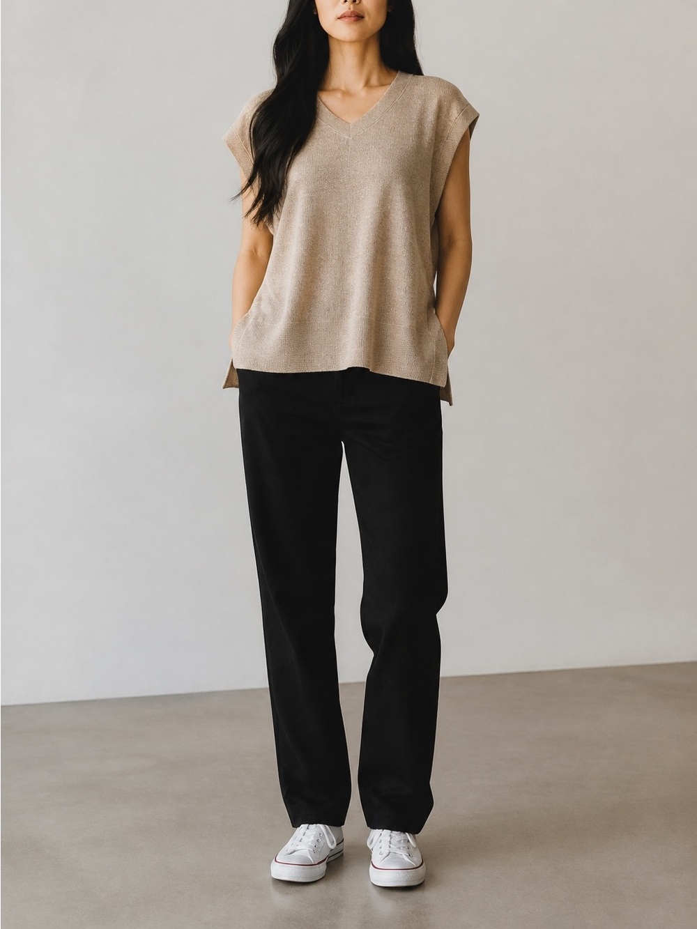 Madewell Linen Blend knit Tank M